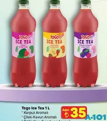 TOGO ICE TEA SOĞUK ÇAY 1 L fiyat ve kampanya bilgisi